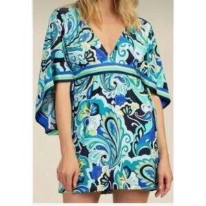 Trina Turk Ipanema Tunic Swim Cover-Up Size Large NEW!